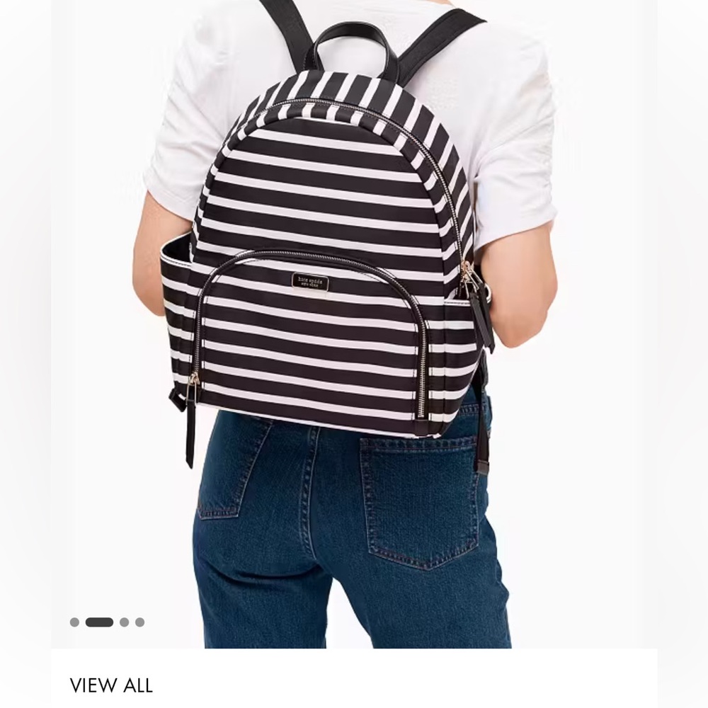 Kate Spade Dawn Sailing Stripe Large Backpack